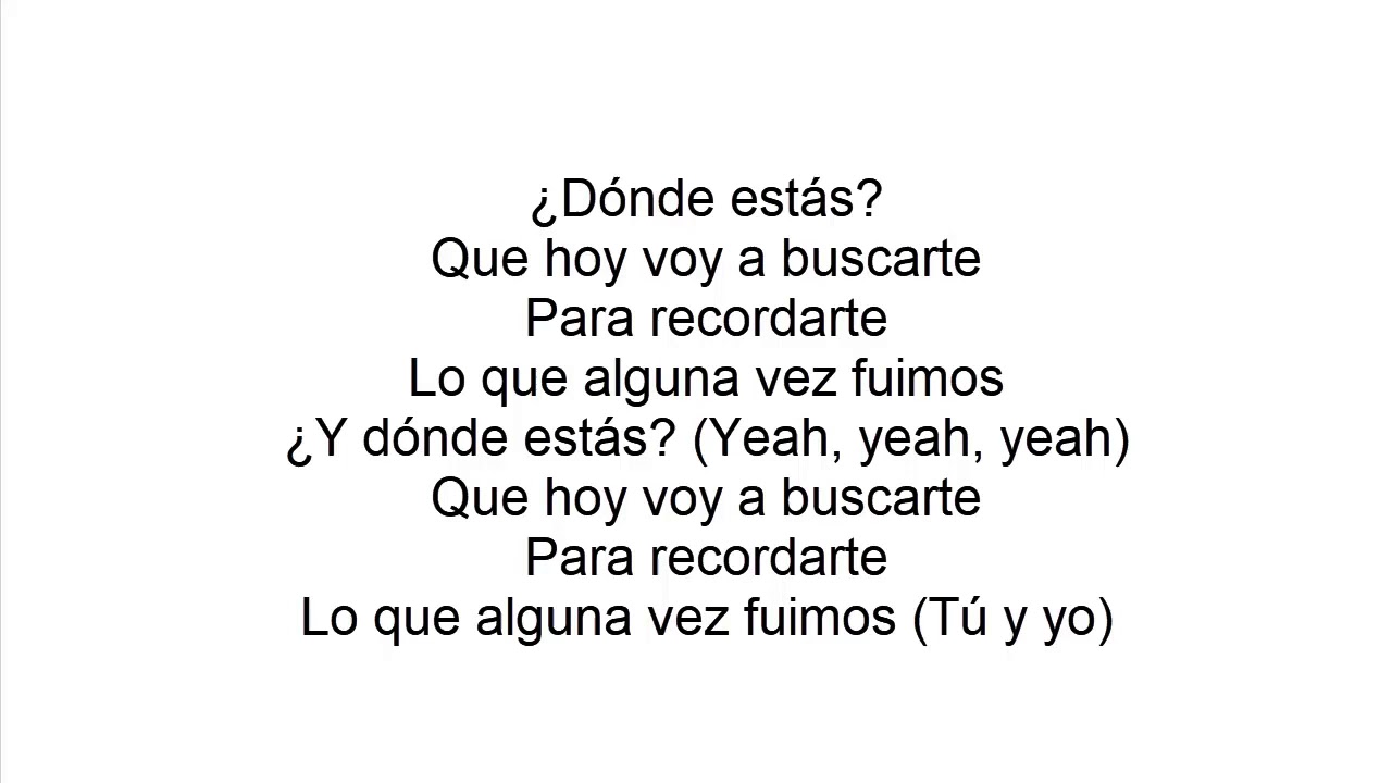 KHEA - D&oacute;nde Est&aacute;s (LETRA)