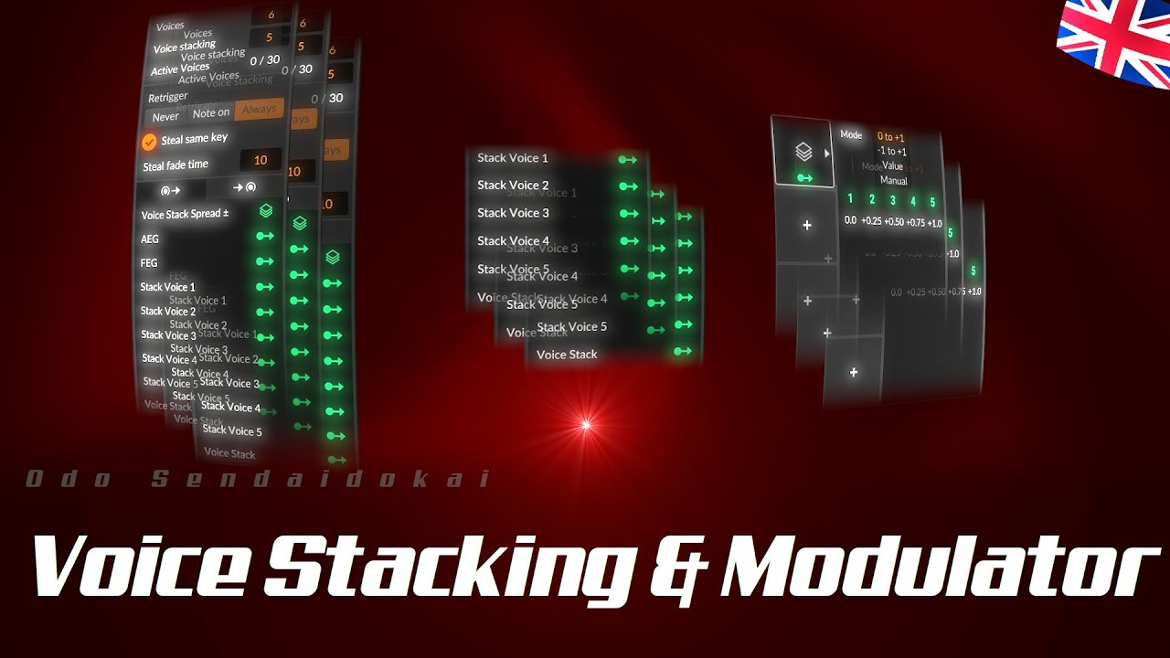 Voice Stack, Voice Spread, Voice Stacking Modulator & Unison | Bitwig