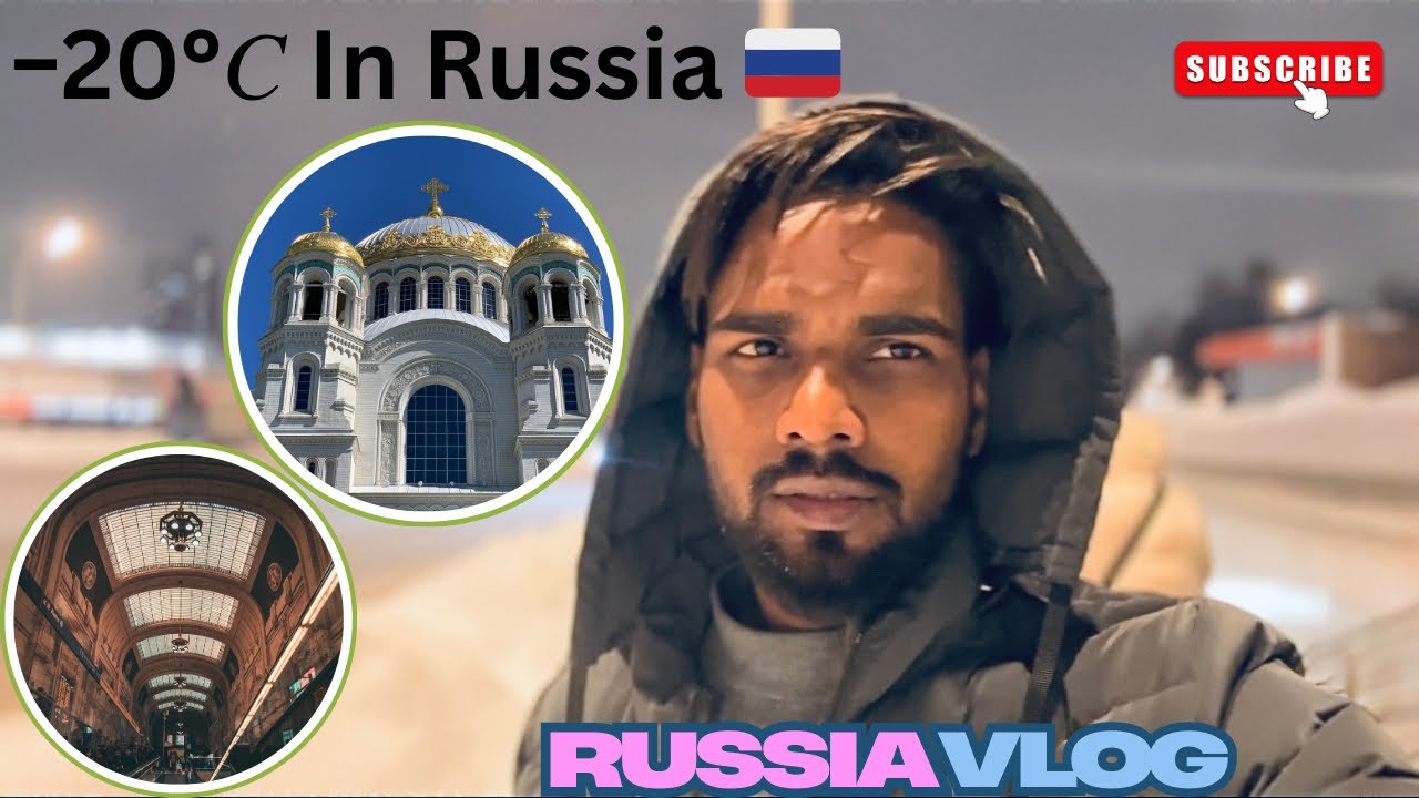 −20°𝐶 In Russia Moscow 🇷🇺 junaidvlogs212