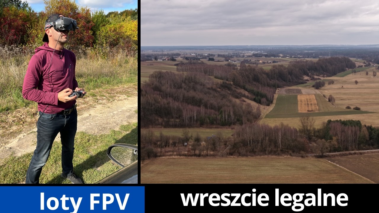 Świetna wiadomość dla pilotów FPV - zwolnienie z obowiązku lotów ze spotterem