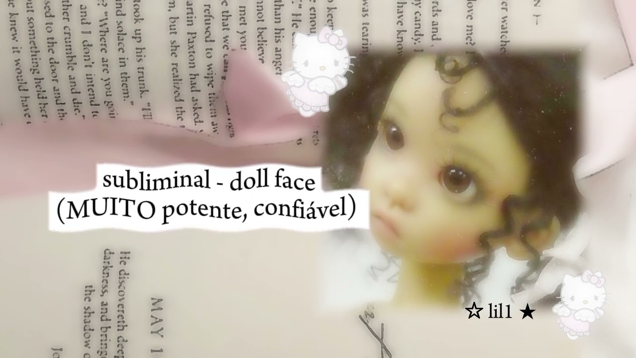 .°⊹ 🩰 subliminal - doll face || uau... você parece uma boneca... ( MUITO potente, confiável )