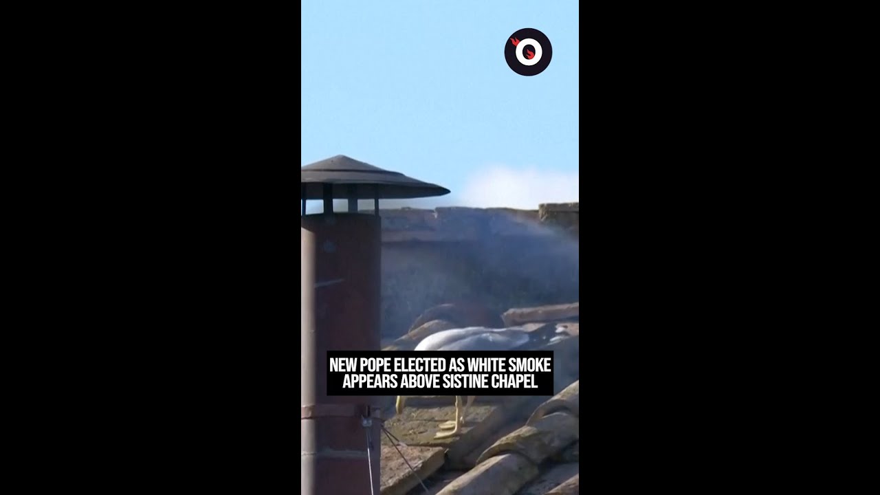 New pope elected as white smoke appears above Sistine Chapel