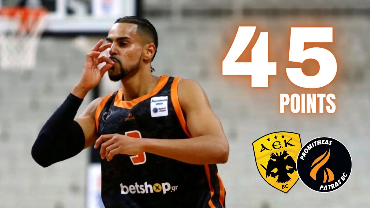Gian Clavell 45 Points (18/31 FG) vs. AEK BC (Greek League Playoffs 2021)