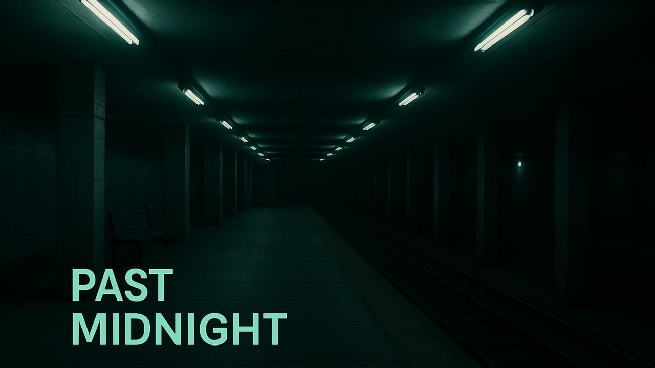 Silent Subway Platform Flickering Fluorescent Hum – Quiet Background Ambience () - 7 Hours