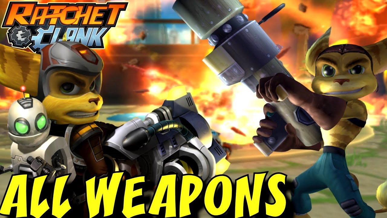 Ratchet and Clank 1, 2 & 3 - All Weapons