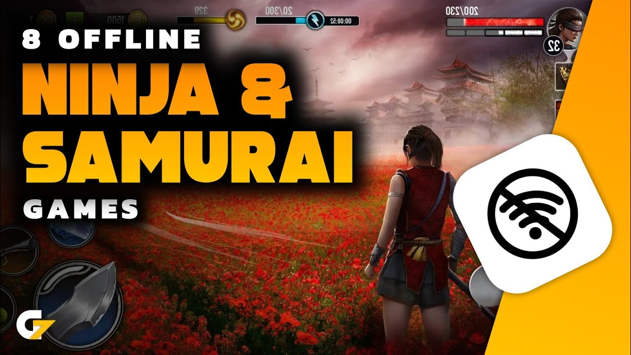 Top 8 Offline Ninja & Samurai Games for Android