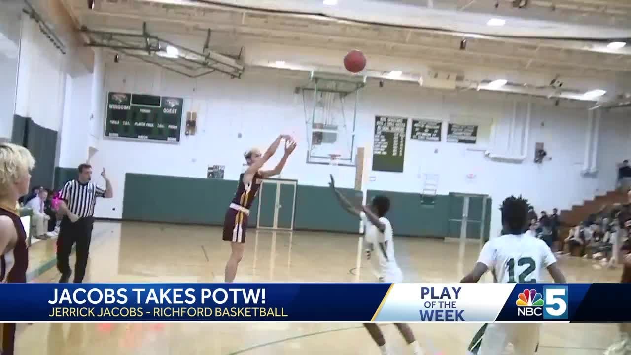Jacobs takes NBC5 Play of the Week