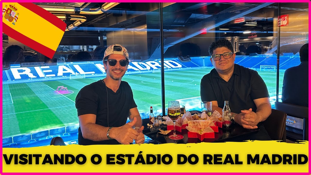 Vem comigo conhecer o Estádio do Real Madrid!🇪🇸 ⚽ Bernabéu! 😱 Tour + Loja + Bar🇪🇸