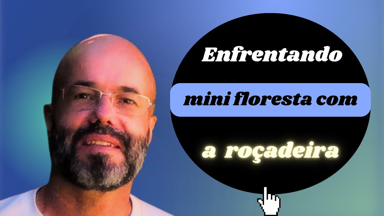 ENFRENTANDO MINI FLORESTA COM ROÇADEIRA
