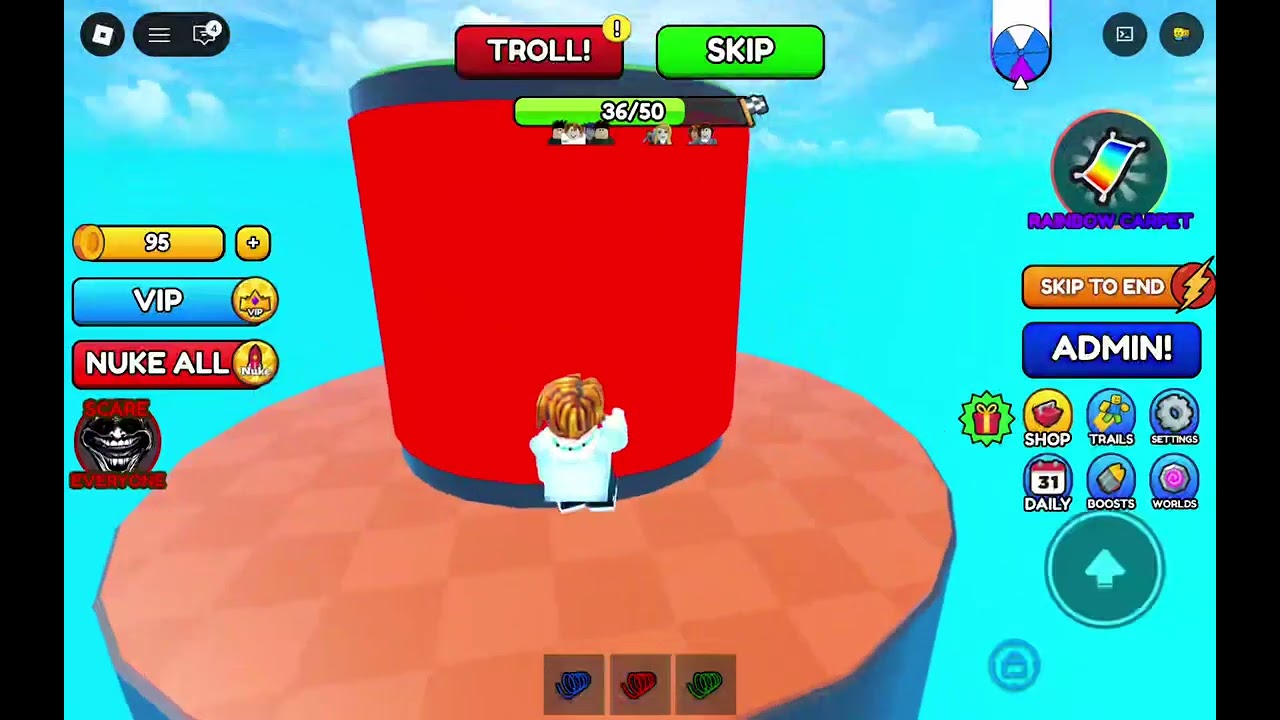 My best friends roblox obby skills