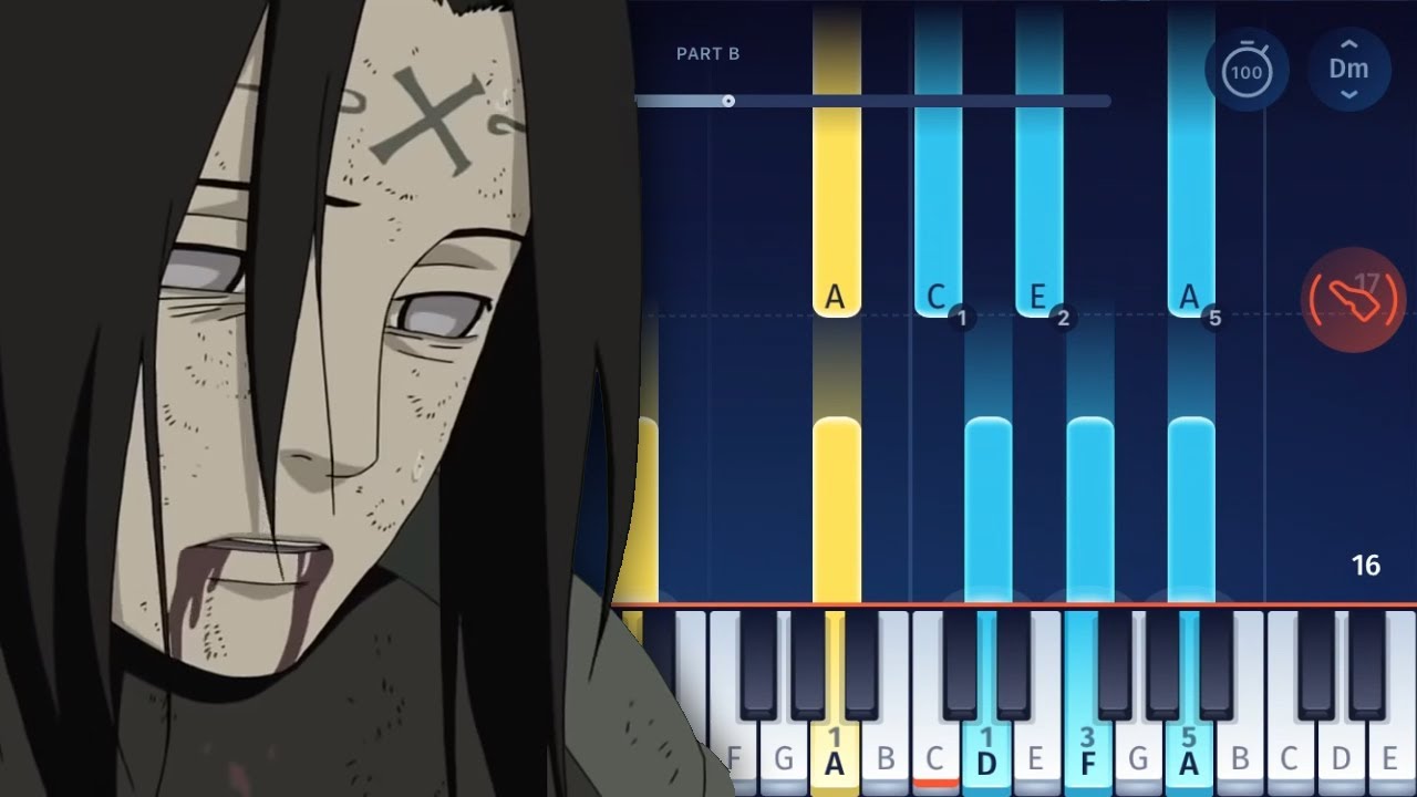 Naruto Shippūden OST - Man of the World - Easy Piano Tutorial