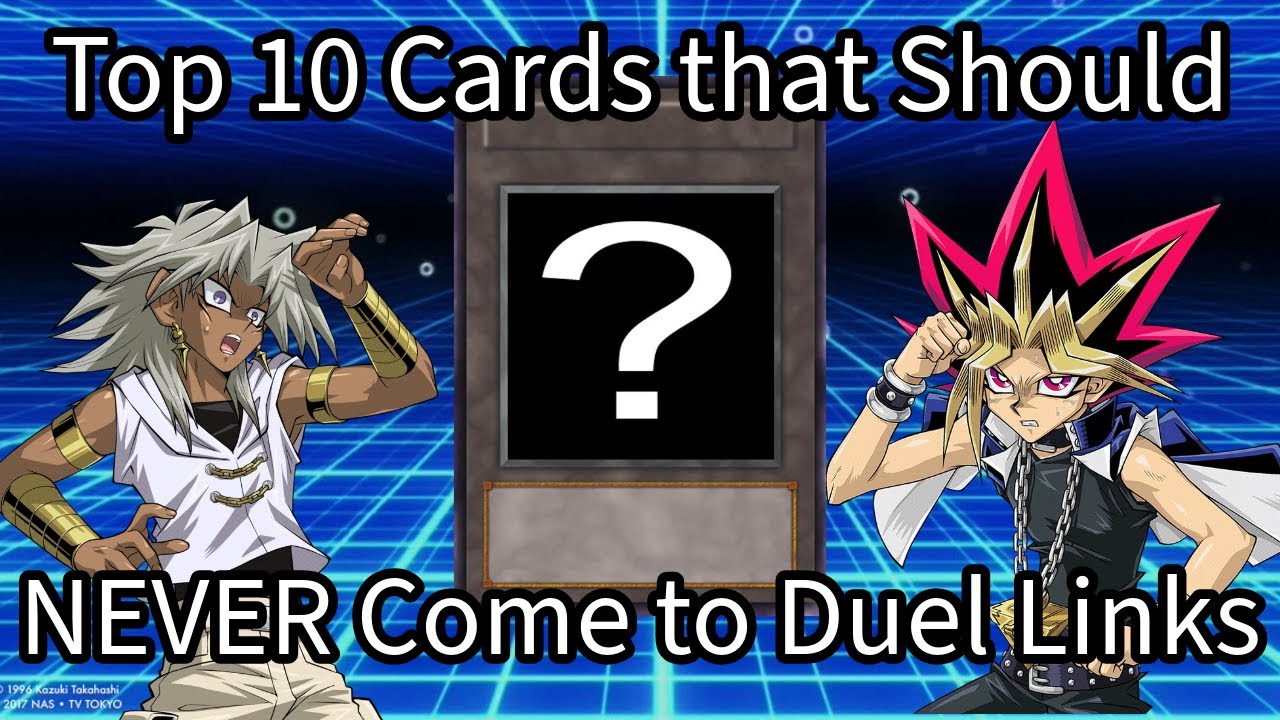 Топ-10 карт, которые НИКОГДА не должны появляться в Duel Links