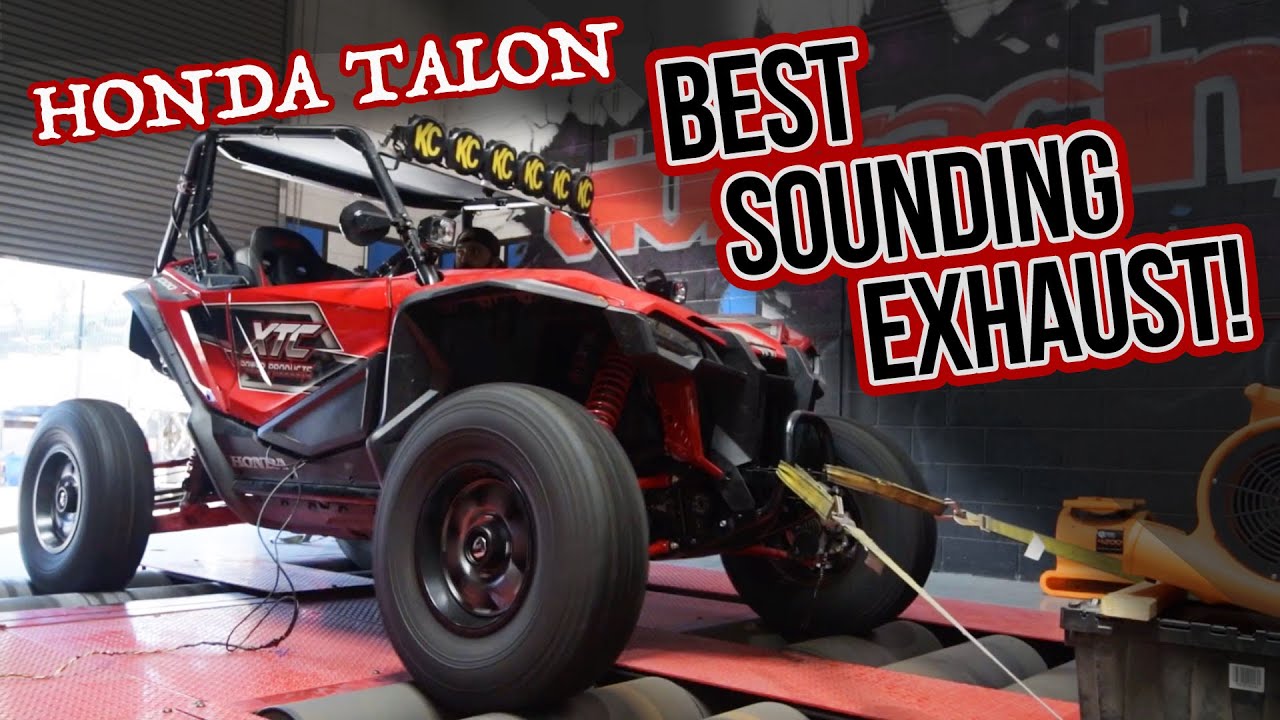 The Best Sounding Honda Talon Exhaust Ever!