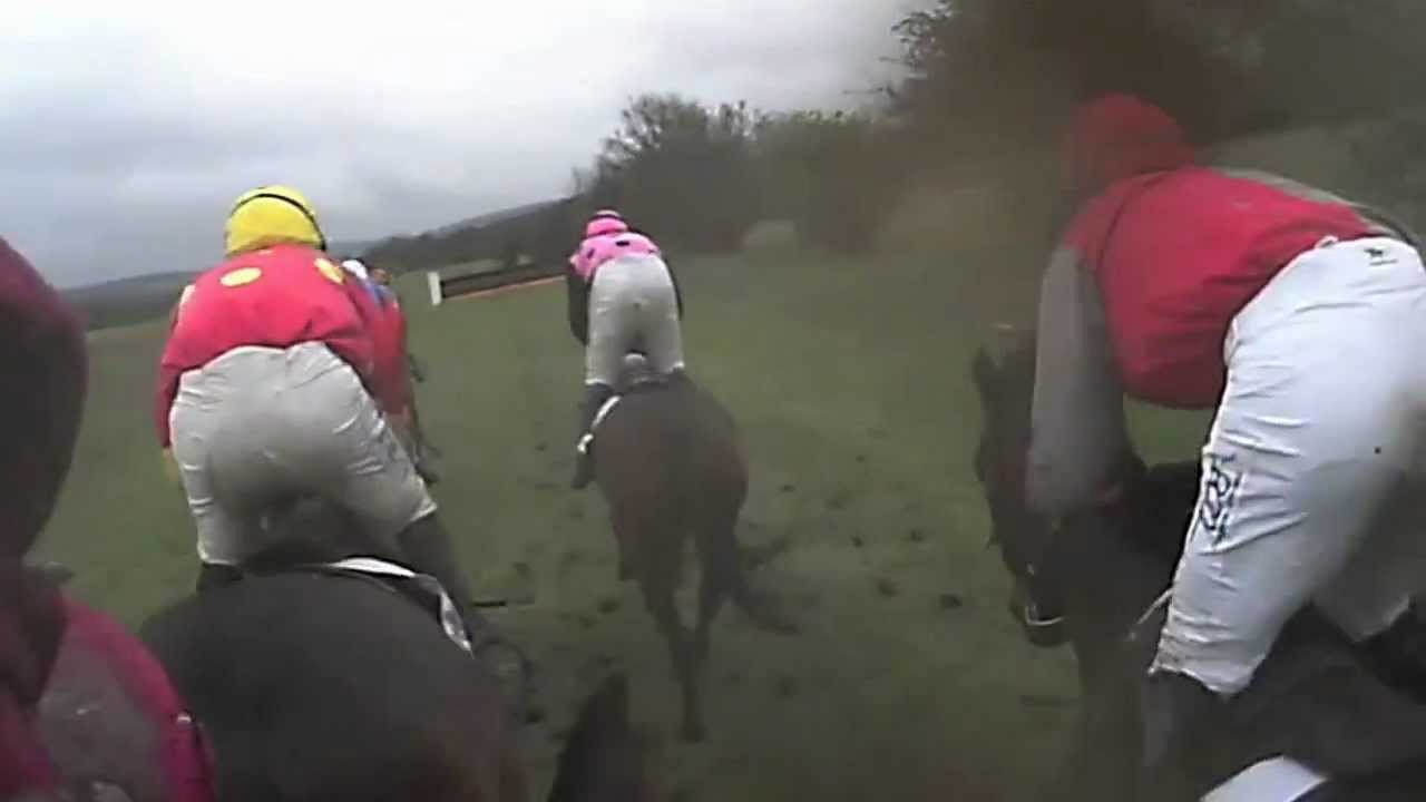 Riders Eye View at Eyton Point to Point Sam Allwood Easter Monday 2012