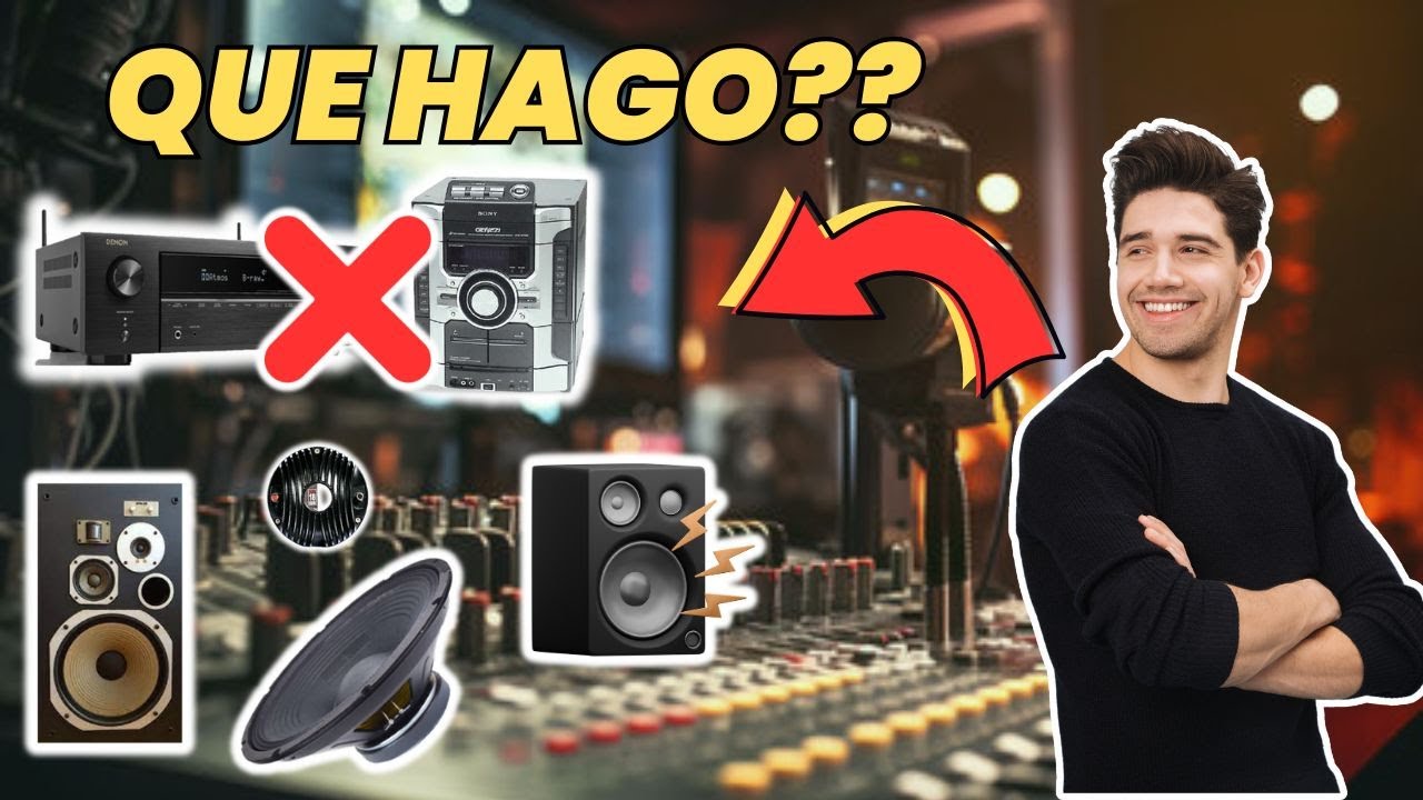 Reutilizar parlantes de equipos de sonido. El TRUCO para Usar BOCINAS de Est&eacute;reo