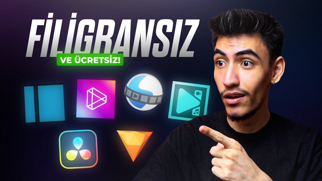 Filigran Olmayan 6 &Uuml;CRETSİZ Video Edit Programı!