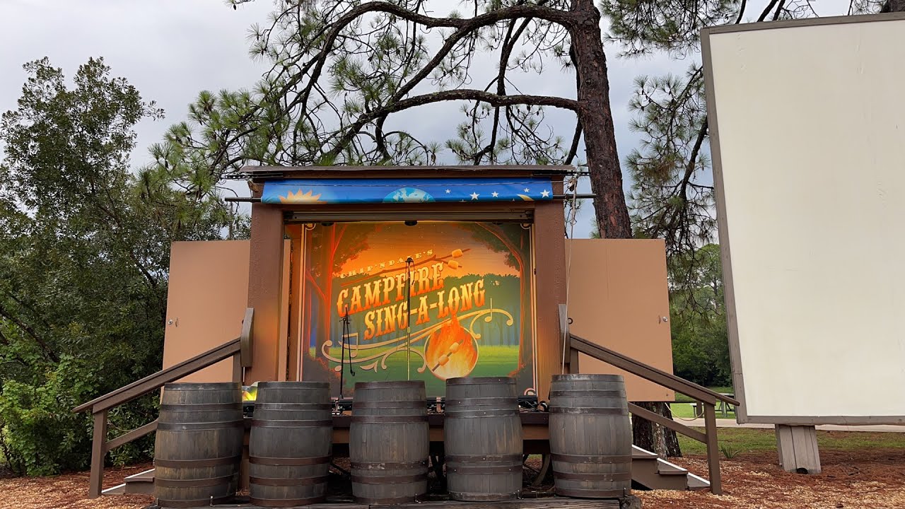🛑LIVESTREAM Chip & Dale CAMPFIRE Sing-A-Long Live At Fort Wilderness 7/16/22 8:00 PM EST