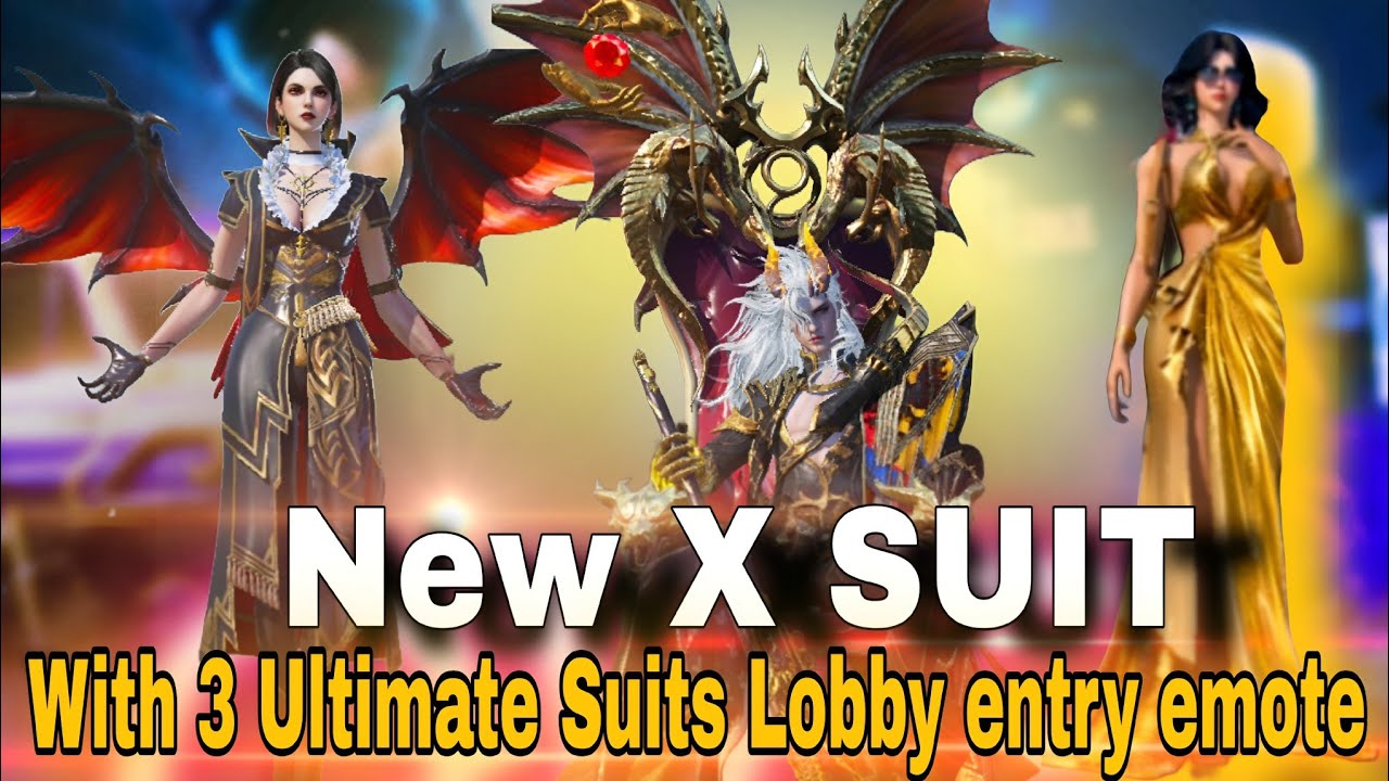 New Xsuit and 3 Ultimate suit Lobby entry❤️&zwj;🔥#pubgmobile #bgmi  