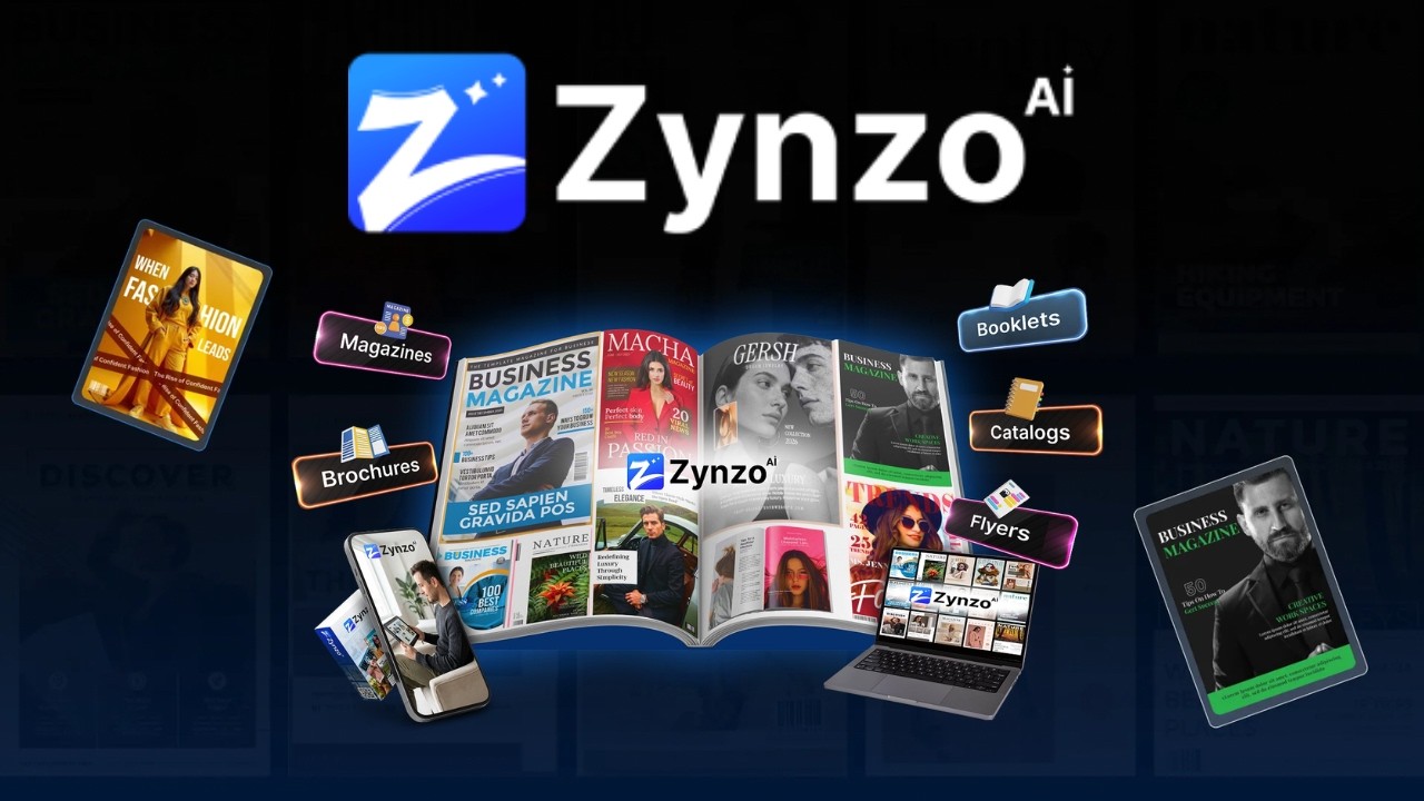 Zynzo AI Review 2026 🚀 Create Interactive Magazines, Brochures & PDFs with AI (Honest Review)