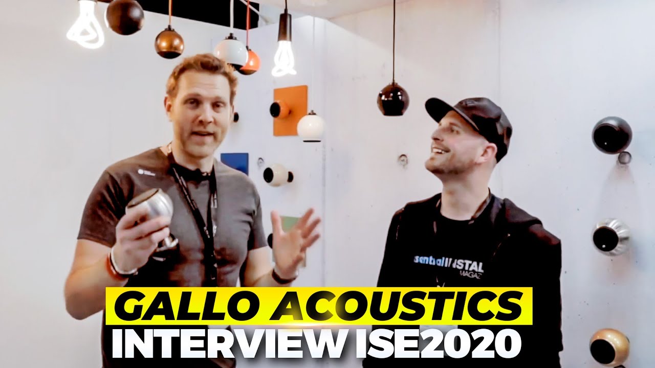 Gallo Acoustics Interview ISE2020