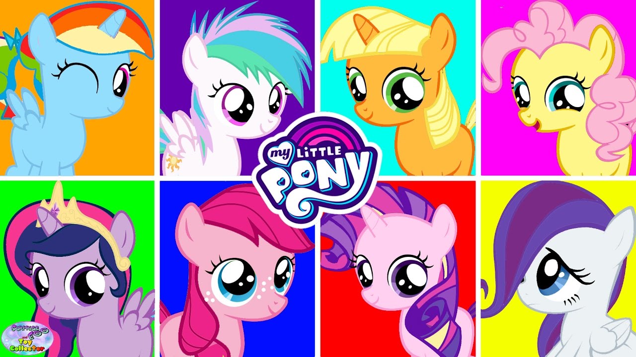 My Little Pony Color Swap Mane 6 Filly Princess Celestia Cadance Surprise Egg and Toy Collector SETC