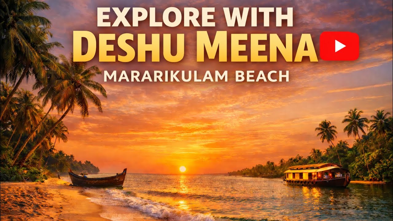 🌊 Mararikulam Beach – Kerala ka Sukoon Bhara Swarg 🌴