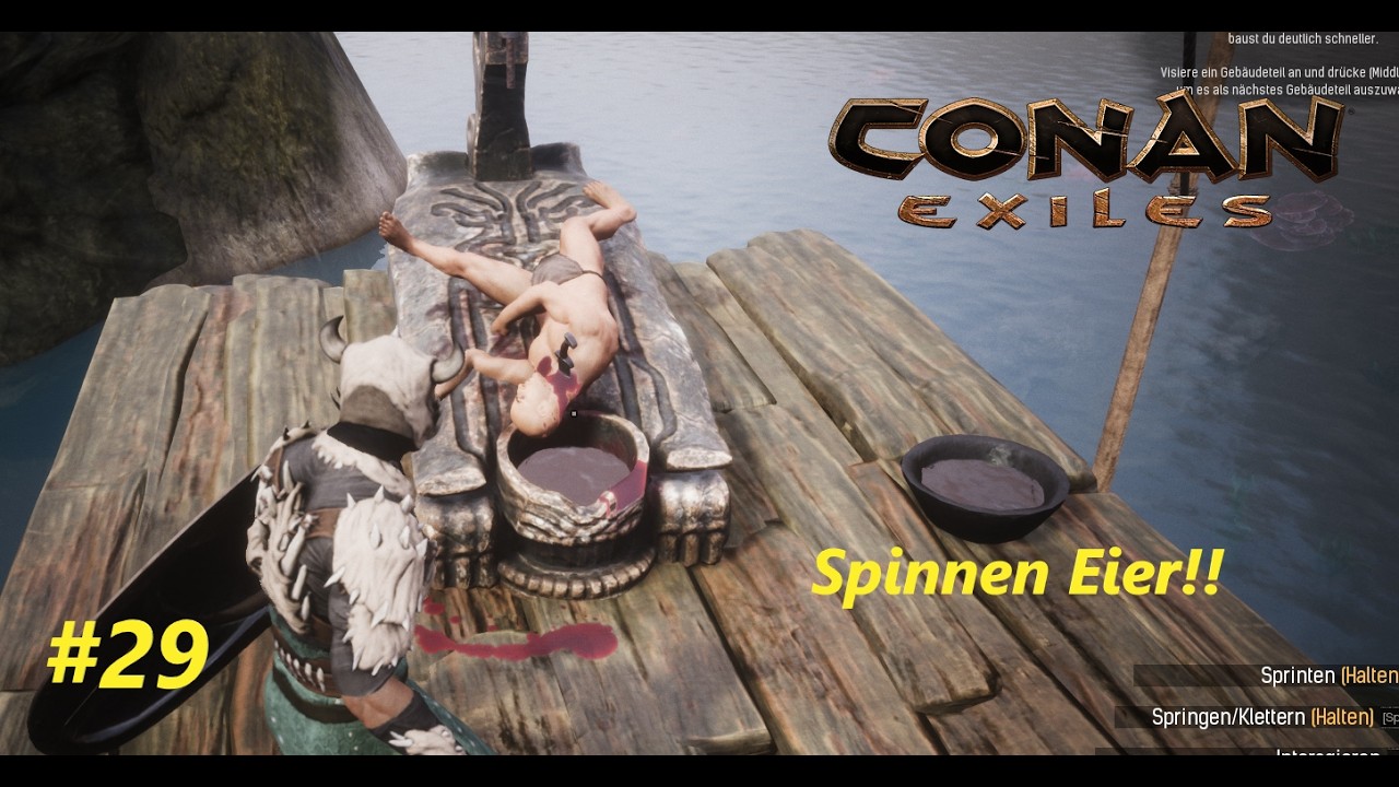 Conan Exiles!! (#29) Spinnen Eier und Gewürz Huhn besorgen!! (German-Mundart-UNCUT)