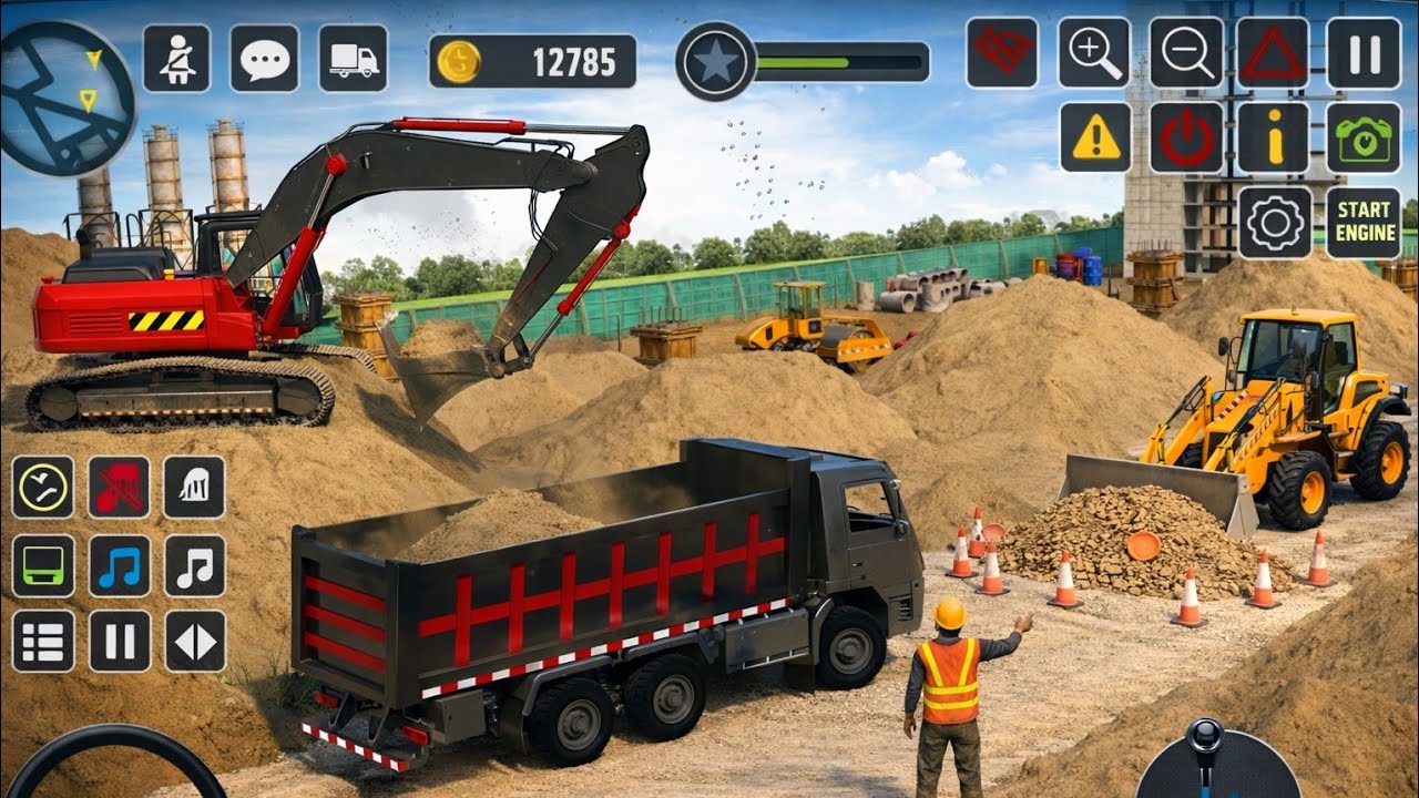 🚧 NEW Mega Road Builder Simulator 2026 👷‍♂️ | Extreme Heavy Excavator & Dump Truck Driving 3D