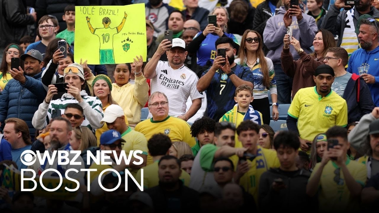 Fans flock to friendly Brazil vs. France game at Gillette Stadium ahead of World Cup
