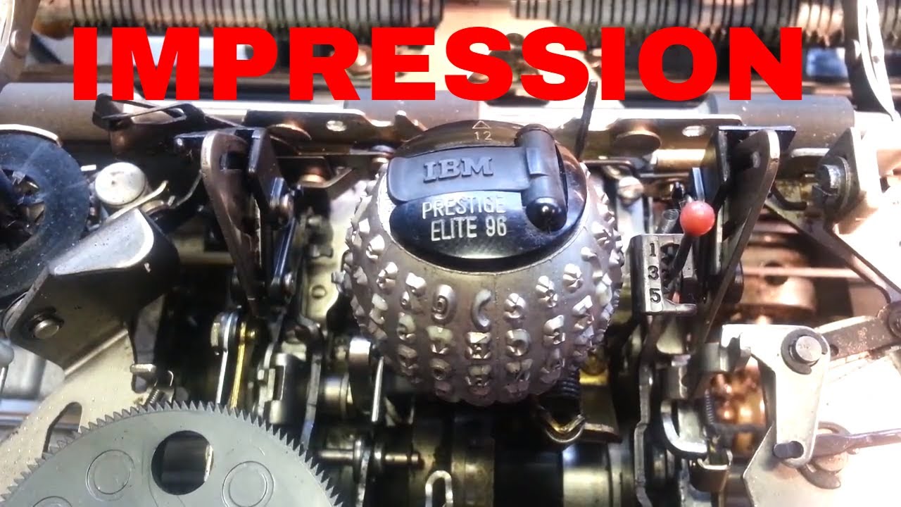 IBM Selectric Typewriter Dual Impression Control Cable Replacement Fix Repair