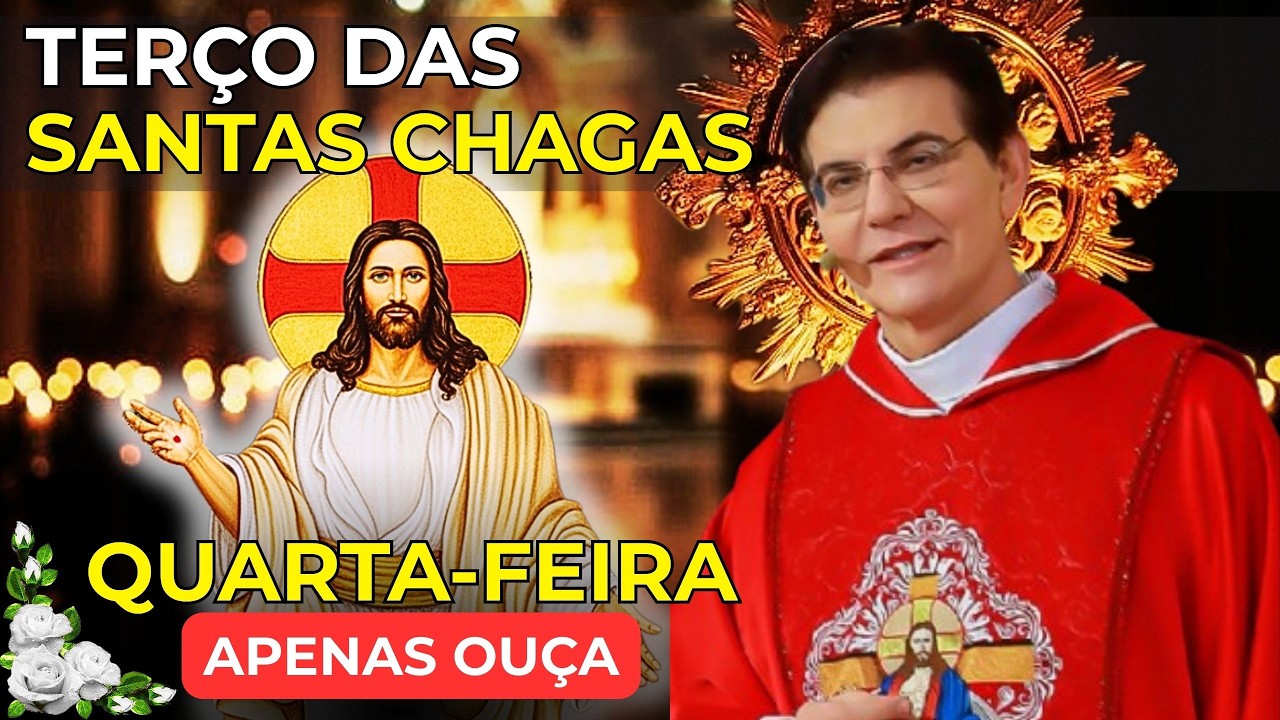 🩸 O Poderoso Terço das Santas Chagas de HOJE: Já começou a Restauração da Saúde 🌻