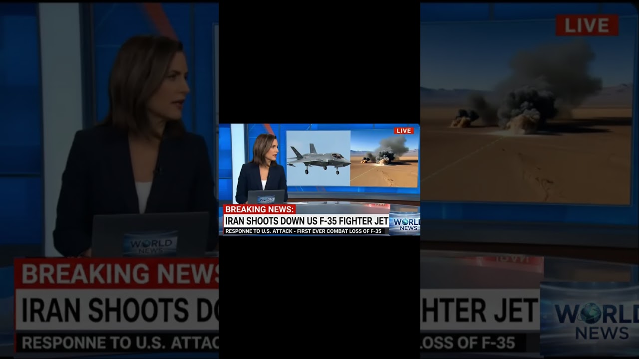 Iran Shoots Down U. S. F-35 Fighter Jet | Scenerio