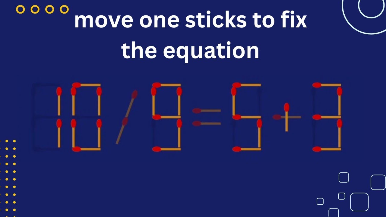 Turn the wrong equation into correct || maths matchstick puzzle || opinion mind D ||