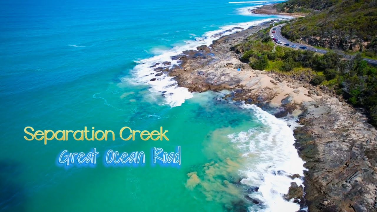 Flying Drone At Separation Creek | Great Ocean Road | Australia #drone #ocean #travel #australia