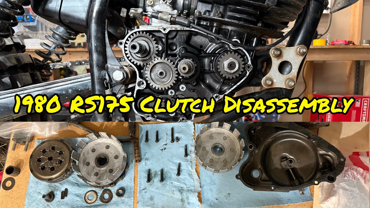 Clutch Disassembly & Exhaust Removal | 1980 Suzuki RS175