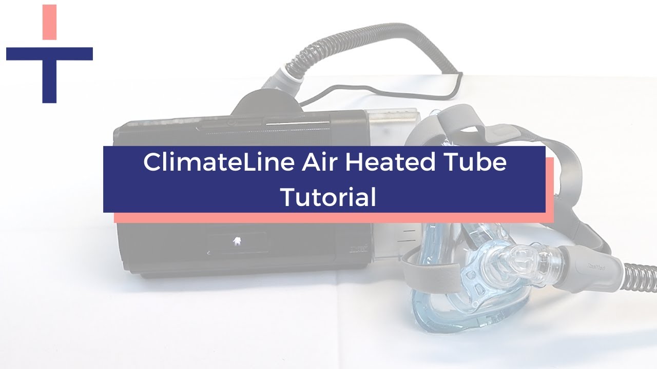 How to adjust the temperature on the ClimateLine Air Heated Tube for AirSense 10 - Intus Healthcare