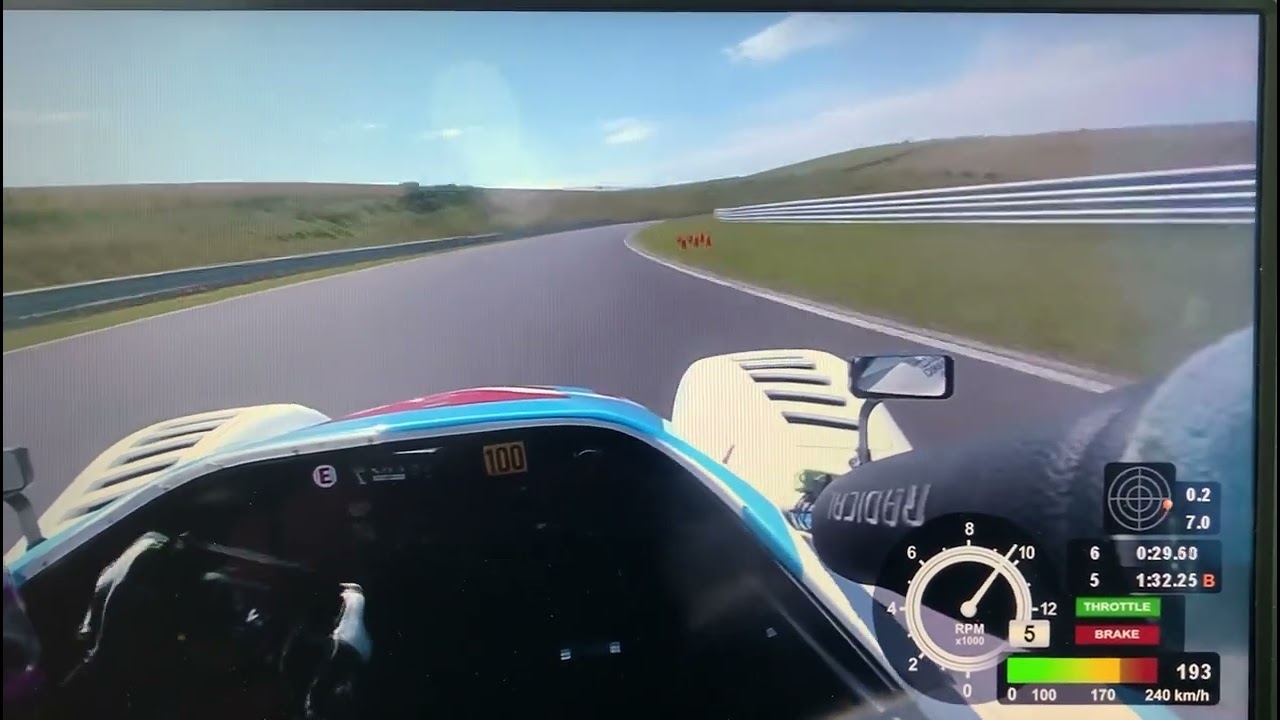 Davide Amaduzzi onboard camera driving the Radical SR3 at the Transilvania Motor Ring in Romania