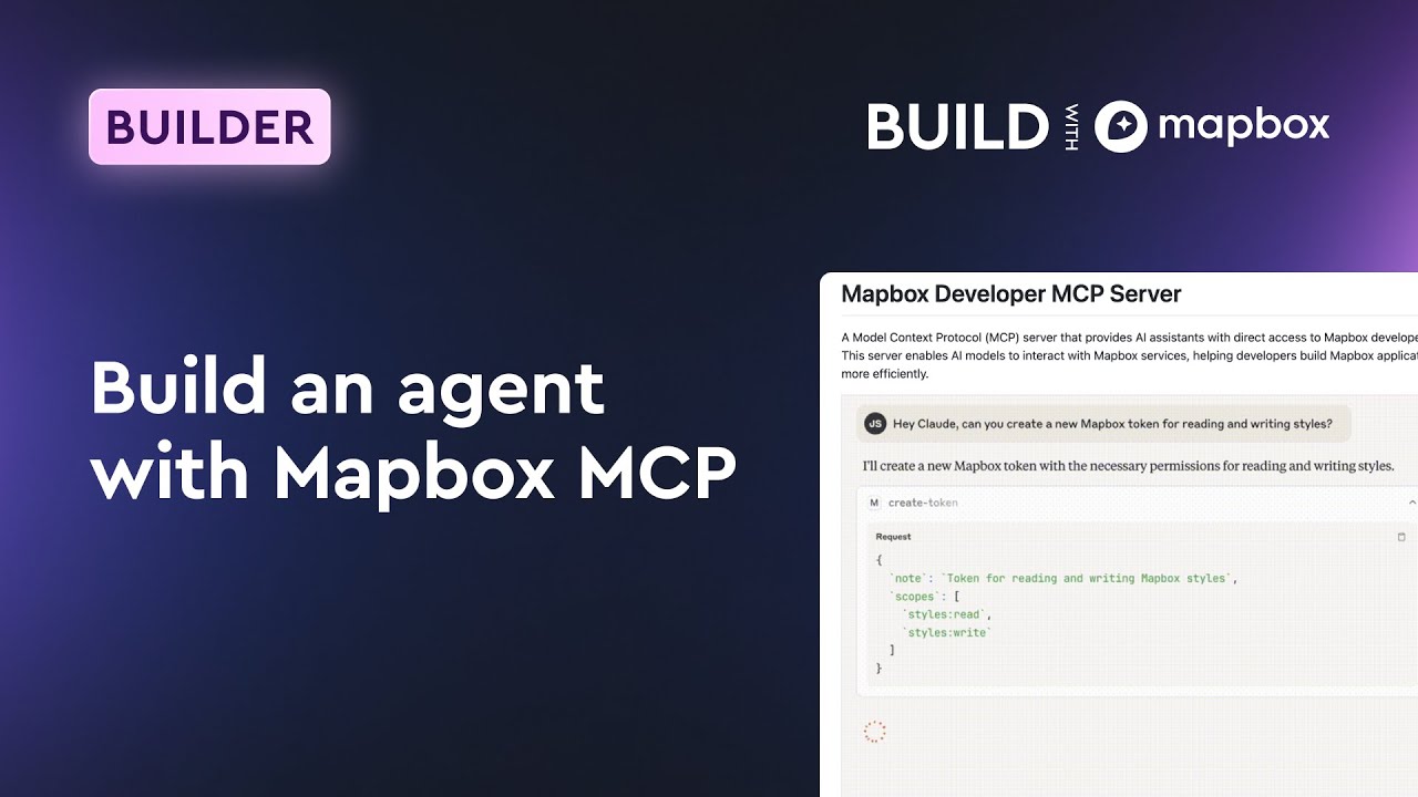 Создайте агента с помощью Mapbox MCP