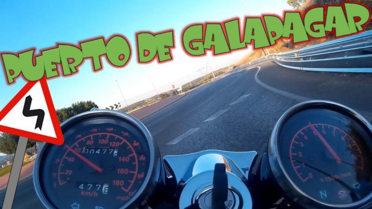 ➰ TUMBANDO por el PUERTO de GALAPAGAR con la DAELIM DAYSTAR ➰