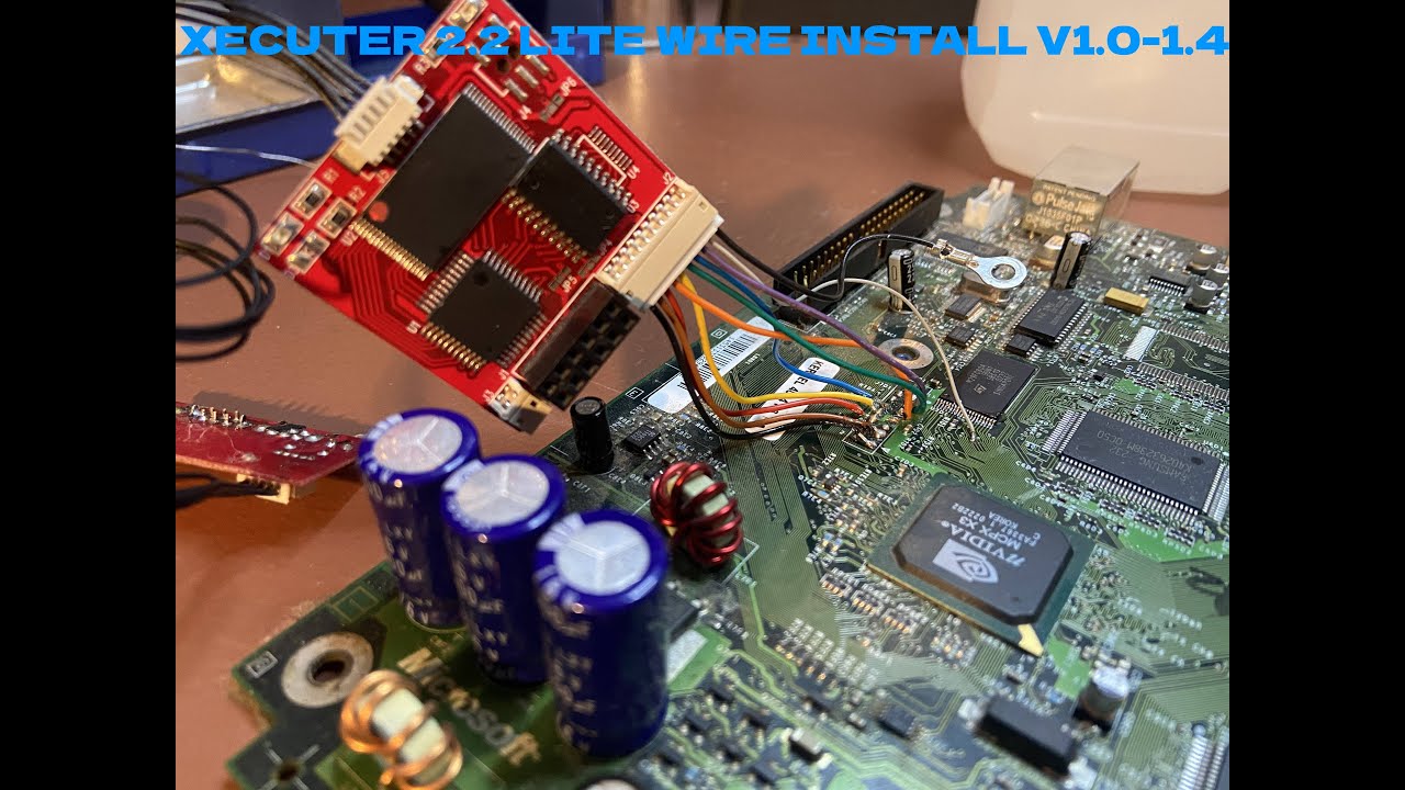 Xbox Mods #5 Xecuter 2.2 Lite Wire Install V1.0-1.4 4K