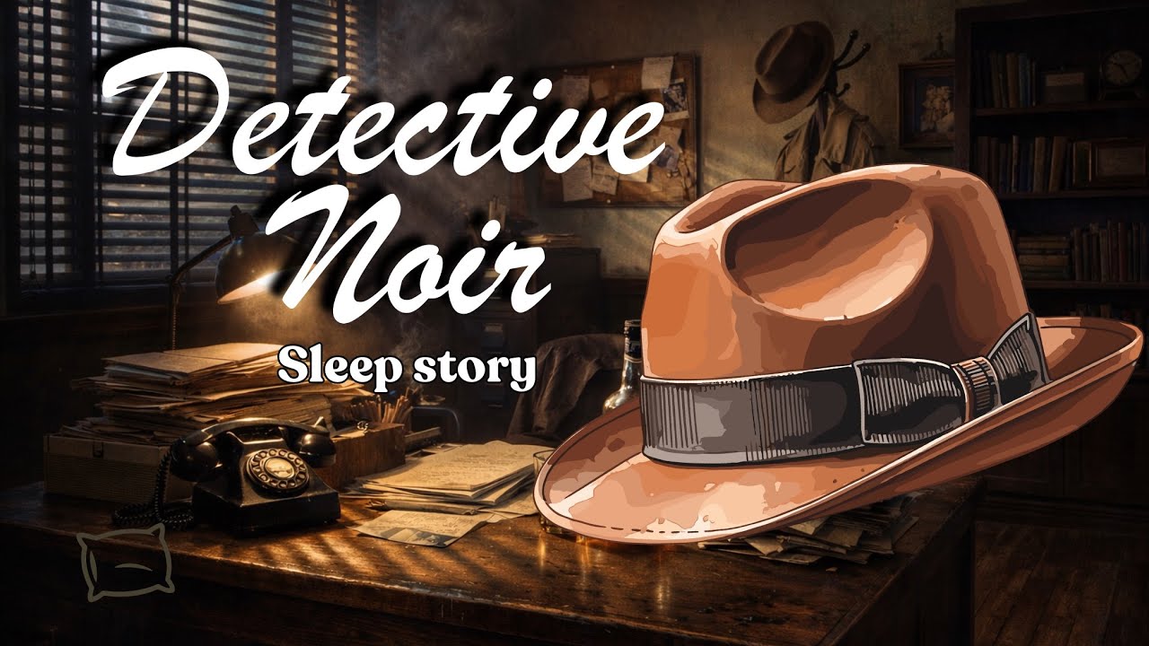 Detective Noir | Sleep Story | 1940s Film Noir Ambience