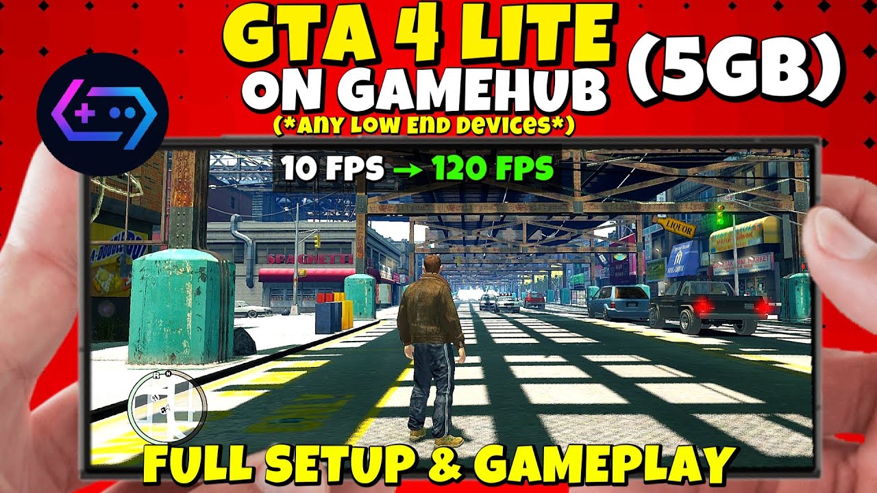 GTA 4 Lite on Android (5GB) | Gamehub Emulator Full Setup & Smooth Gameplay