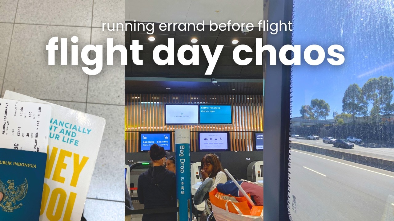 melb vlog: prep arrival to Hong Kong | last-minute chaos before flight | house chores and stuff