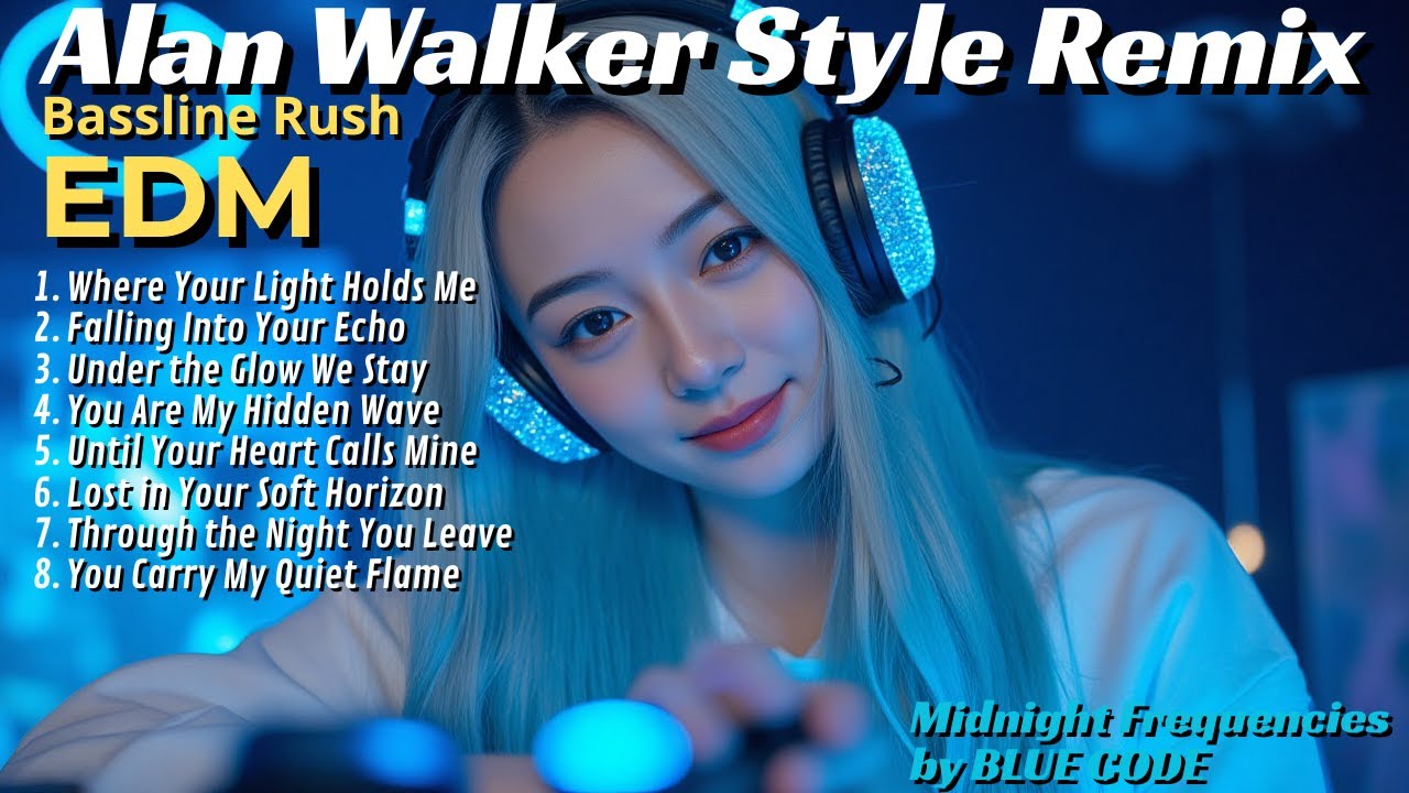 You Are My Hidden Wave | Blue Code – Midnight Frequencies | Alan Walker Style EDM Remix
