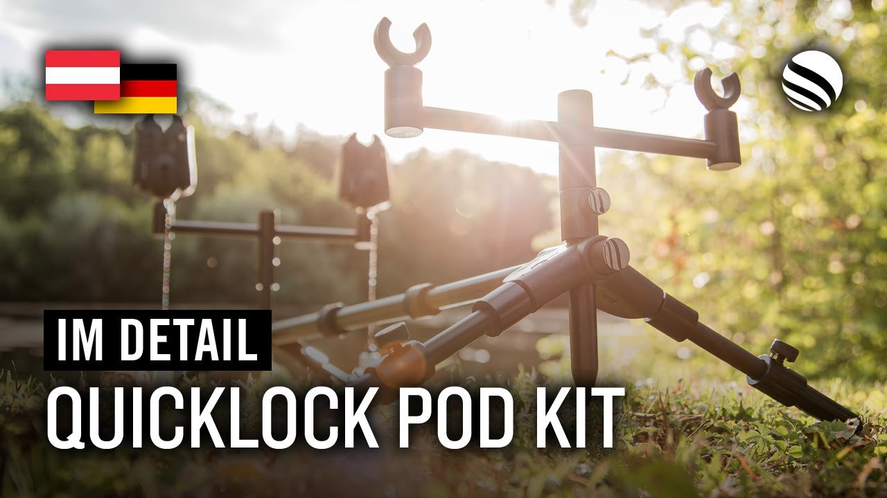 Im Detail erklärt: Cygnet Quicklock Pod Kit zum Karpfenangeln | Rod Pod | Rutenauflage | Anbiss