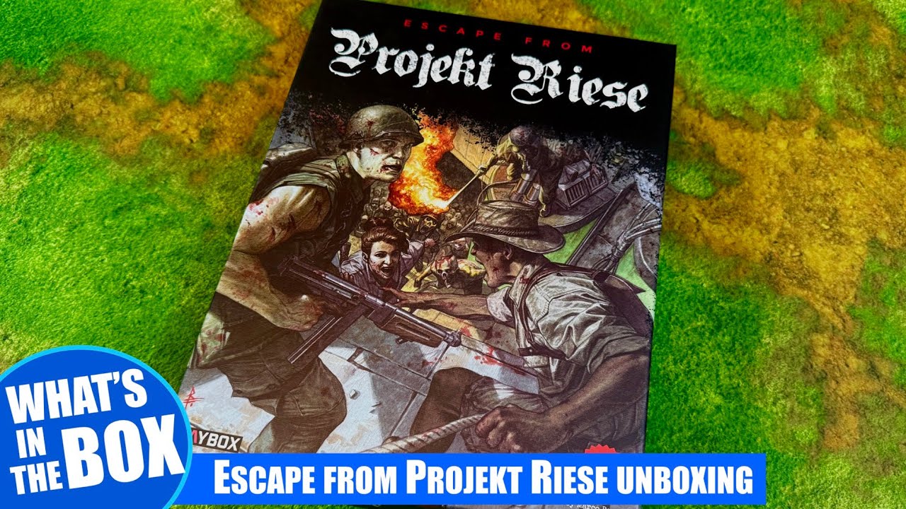 Распаковка настольной игры ESCAPE FROM PROJEKT RIESE | Raybox Games