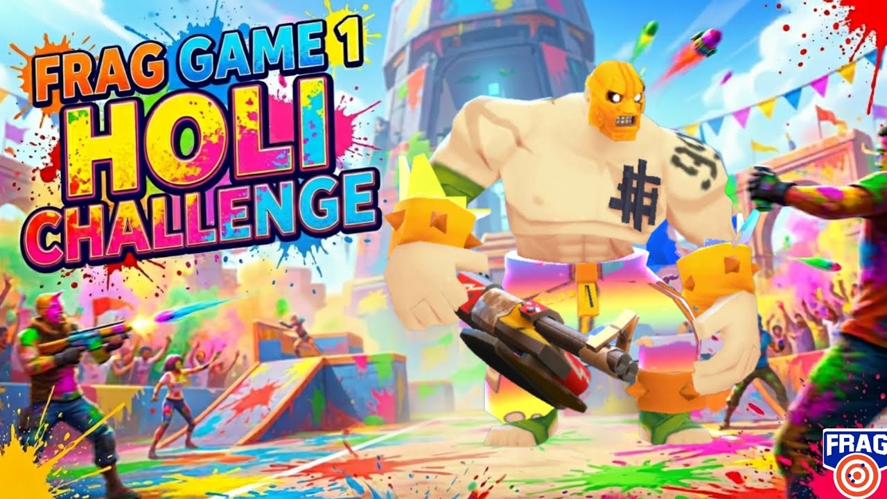 Holi Challenge//got PRISONER-99 Holi Skin//frag pro shooter//FRAG GAME 1//gaming//gameplay//fragger