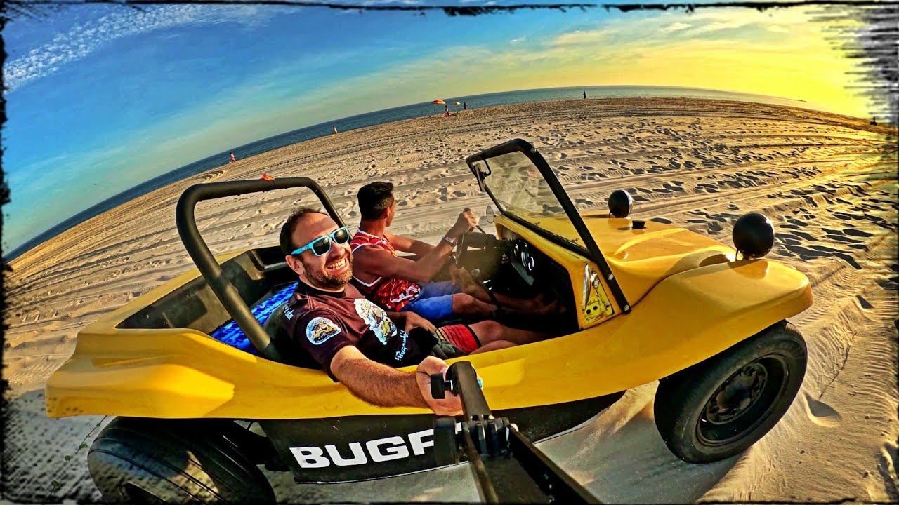 O BUGRE 1 FOI PRA AREIA com direito ao Por do Sol #buggy #dunebuggy