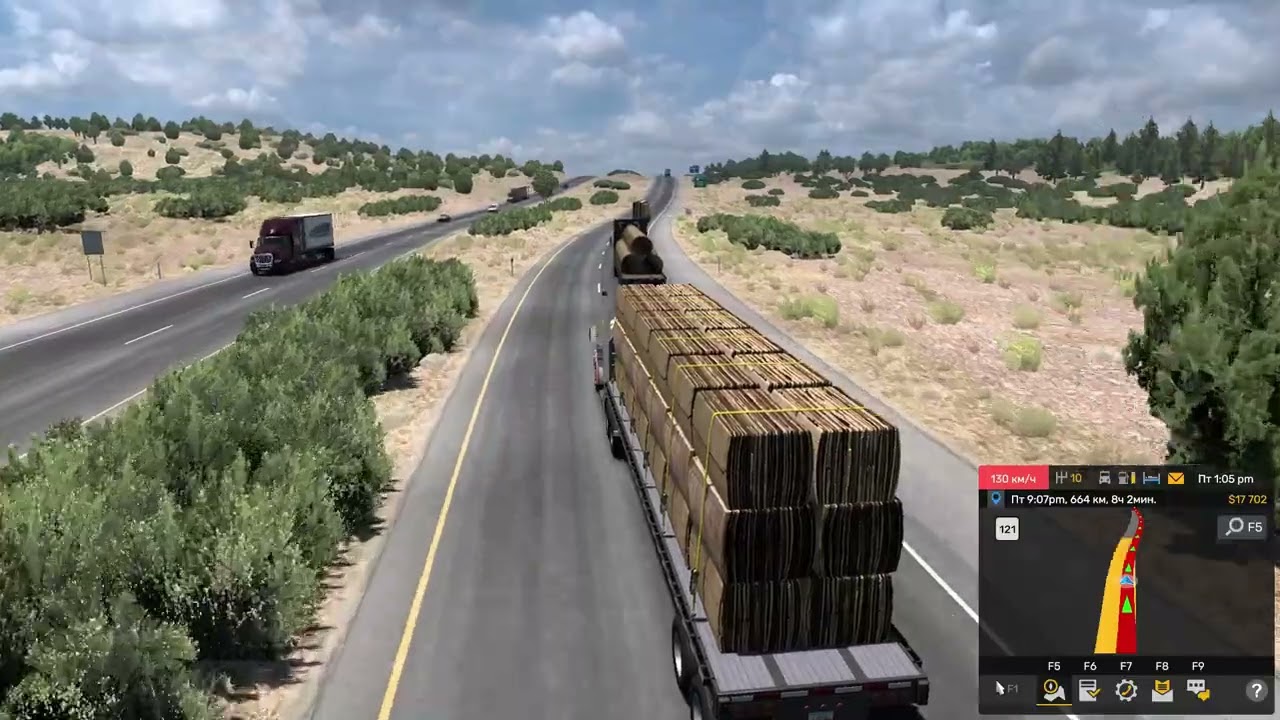 Flagstaff - Los Angeles, Long Delivery, American Truck Simulator, 1.57 update