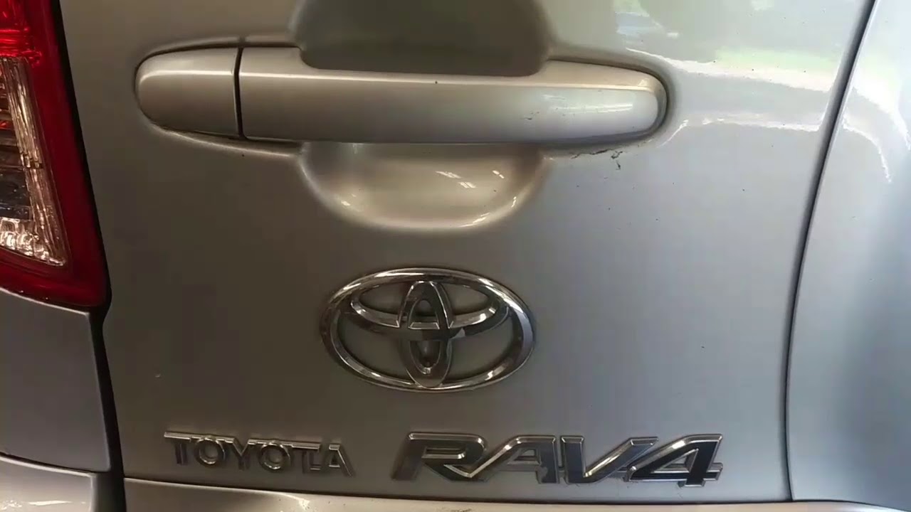 2008 Toyota Rav4 Tail Gate Won't Open